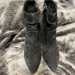 Sam Edelman. Black Roden Suede ankle booties. Size 7.5